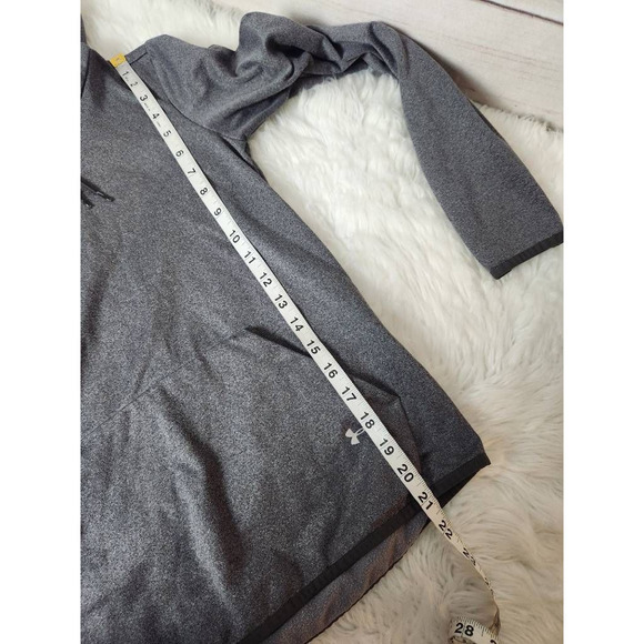 Under Armour Womens Cowl Neck Sweatshirt Gray Pullover Loose Fit Long Sleeve XS - Picture 4 of 5